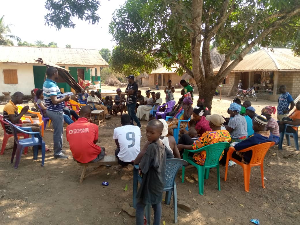 Green Scenery and Christian aid organized Joint Monitoring Exercise In Portloko District.